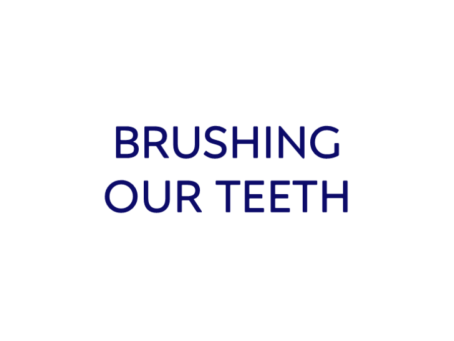 Brushing our teeth link