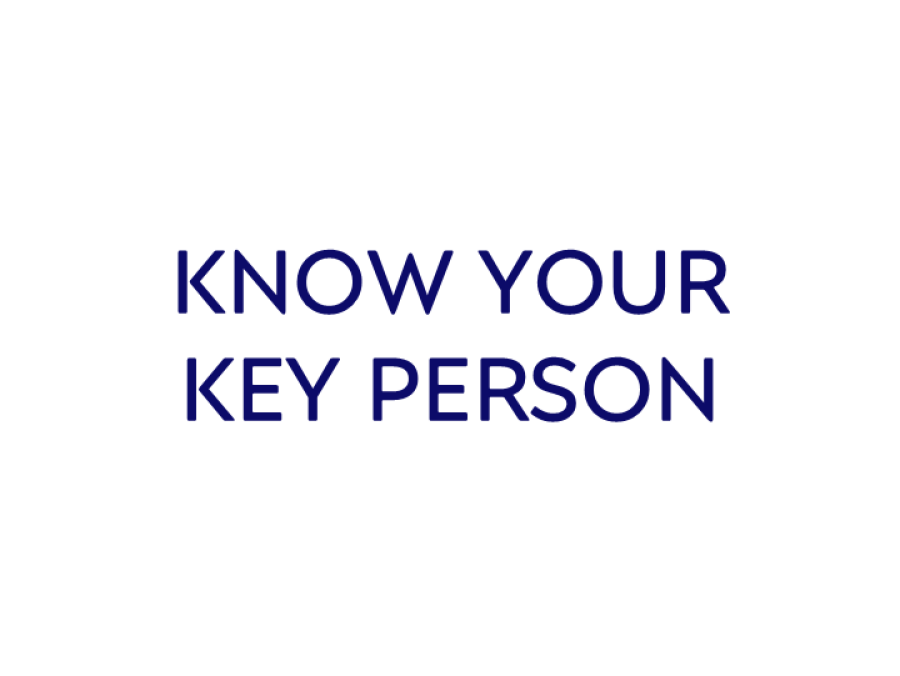 Know your key person link