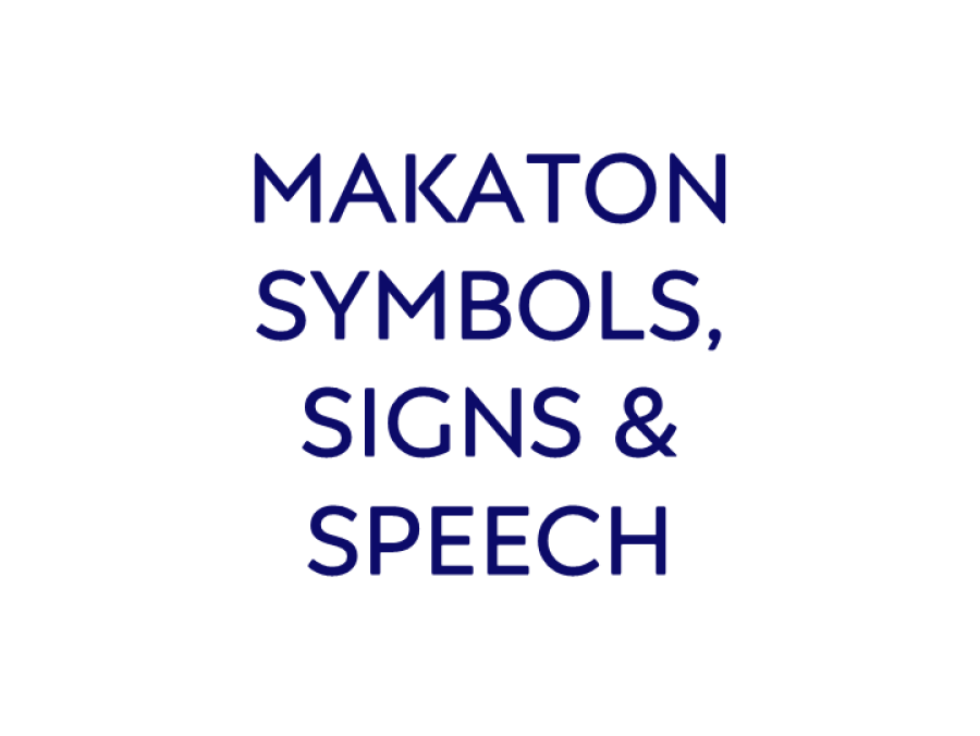 Makaton symbols, signs and speech link