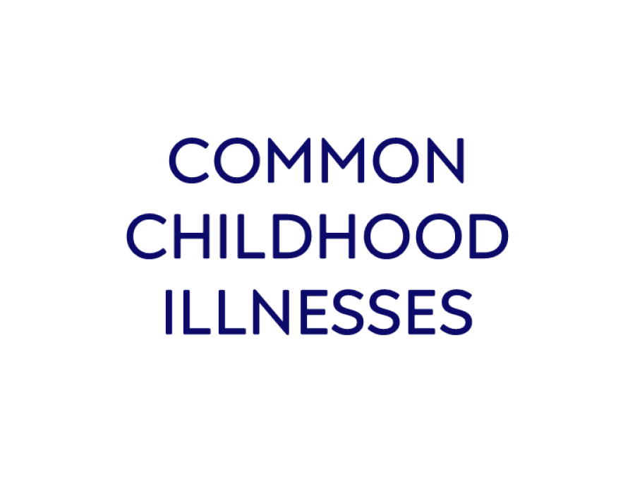 Common childhood illnesses link